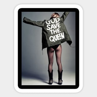 Kate Moss/ God Save The Queen Sticker